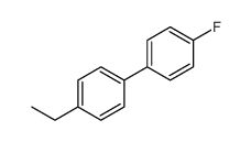 1-ethyl-4-(4-fluorophenyl)benzene结构式