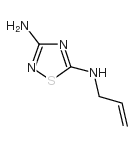 N5-2-Propen-1-Yl-1,2,4-Thiadiazole-3,5-Diamine Structure