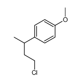 1-(4-chlorobutan-2-yl)-4-methoxybenzene结构式