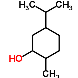 2-Methyl-5-isopropylcyclohexanol结构式