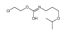 2-chloroethyl N-(3-propan-2-yloxypropyl)carbamate Structure