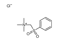 benzenesulfonylmethyl(trimethyl)azanium,chloride结构式