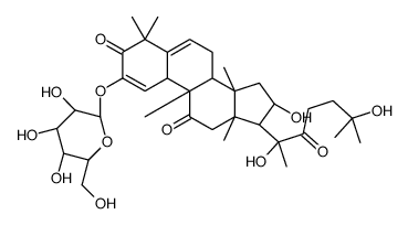 (10α)-2-(β-D-Glucopyranosyloxy)-9β-methyl-16α,20,25-trihydroxy-19-norlanosta-1,5-diene-3,11,22-trione picture
