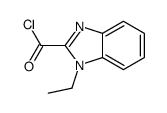 1-ethylbenzimidazole-2-carbonyl chloride Structure
