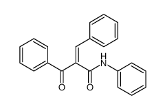 2-benzoyl-3,N-diphenylacroylamide Structure