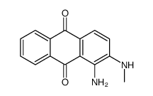1-amino-2-(methylamino)anthracene-9,10-dione结构式