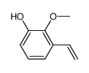 Phenol, 3-ethenyl-2-methoxy- (9CI) structure