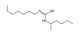 1-heptyl-3-hexan-2-ylthiourea结构式