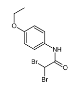 2,2-dibromo-N-(4-ethoxyphenyl)acetamide Structure