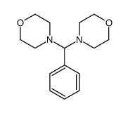 4,4'-(phenylmethylene)bismorpholine Structure