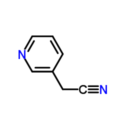 3-吡啶基乙腈结构式