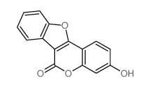 6H-Benzofuro[3,2-c][1]benzopyran-6-one,3-hydroxy- Structure