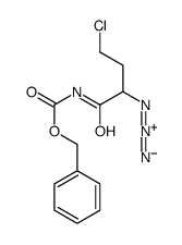 benzyl N-(2-azido-4-chlorobutanoyl)carbamate Structure