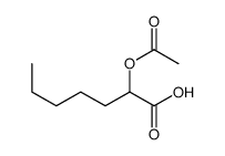 2-acetyloxyheptanoic acid结构式