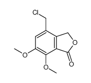 4-(氯甲基)-6,7-二甲氧基-3H-1-异苯并呋喃酮结构式