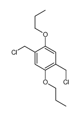 1,4-bis(chloromethyl)-2,5-dipropoxybenzene Structure