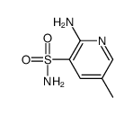 3-Pyridinesulfonamide,2-amino-5-methyl-(9CI) Structure