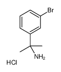 2-(3-溴苯基)丙基-2-胺盐酸盐结构式