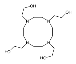 2-[4,7,10-tris(2-hydroxyethyl)-1,4,7,10-tetrazacyclododec-1-yl]ethanol Structure