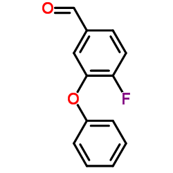 3-苯氧基-4-氟苯甲醛结构式
