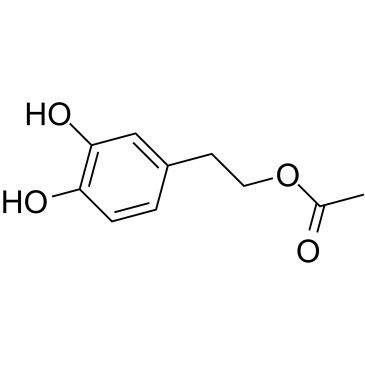 Hydroxytyrosol acetate Structure