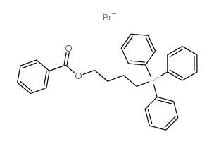(4-(苯甲酰基氧基)丁基)三苯基溴化膦结构式