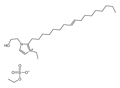 2-[3-ethyl-2-[(E)-heptadec-8-enyl]imidazol-1-ium-1-yl]ethanol,ethyl sulfate Structure