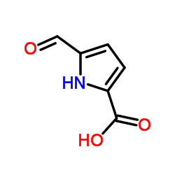 5-甲酰基-1H-吡咯-2-羧酸结构式