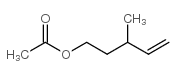 3-methyl-4-penten-1-ol acetate structure