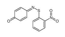 4-(2-nitrophenyl)sulfanyliminocyclohexa-2,5-dien-1-one结构式