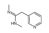 3-Pyridineethanimidamide,N,N-dimethyl-(9CI) Structure