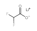 lithium difluoroacetate Structure