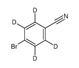 4-溴苯腈-D4结构式