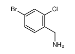 4-溴-2-氯苄胺结构式