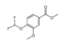 Methyl4-(difluoromethoxy)-3-methoxybenzoate Structure
