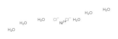 Nickel(II) chloride hexahydrate structure