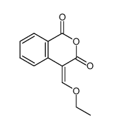 4-Ethoxymethylen-3,4-dihydro-1H-2-benzopyran-1,3-dion结构式