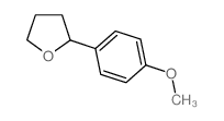 2-(4-甲氧基苯基)-四氢呋喃结构式