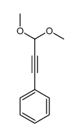 3,3-dimethoxyprop-1-ynylbenzene结构式