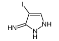 4-碘-1H-吡唑-5-胺结构式