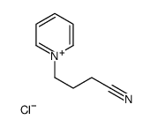4-pyridin-1-ium-1-ylbutanenitrile,chloride Structure