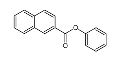 phenyl naphthalene-2-carboxylate结构式