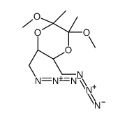 (2R,3R,5S,6S)-5,6-bis(azidomethyl)-2,3-dimethoxy-2,3-dimethyl-1,4-dioxane Structure