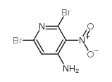 4-氨基-2,6-二溴-3-硝基吡啶结构式