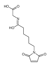 2-[6-(2,5-dioxopyrrol-1-yl)hexanoylamino]acetic acid结构式
