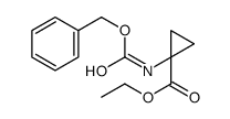 Cyclopropanecarboxylic acid, 1-[[(phenylmethoxy)carbonyl]amino]-, ethyl ester Structure