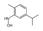 N-(5-isopropyl-2-methyl-phenyl)-hydroxylamine结构式