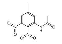 acetic acid-(5-methyl-2,3-dinitro-anilide) Structure