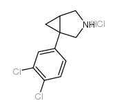 1-(3,4-二氯-苯基)-3-氮杂双环[3.1.0]己烷盐酸盐结构式