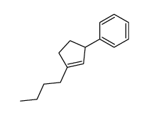 (3-butylcyclopent-2-en-1-yl)benzene结构式